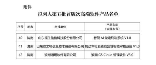 福生佳信智能AI黨建終端系統(tǒng)入選山東省首版次高端軟件產(chǎn)品名單，推動信息系統(tǒng)集成服務(wù)新突破